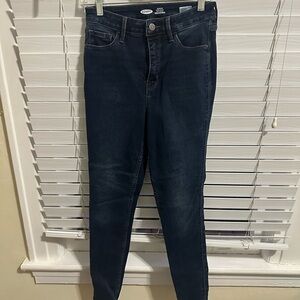 Old Navy Women's Dark Blue Skinny Jeans
